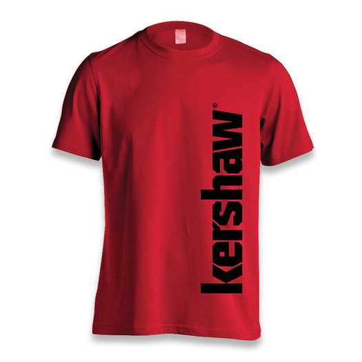 T-shirt Kershaw Kershaw logo, rosso
