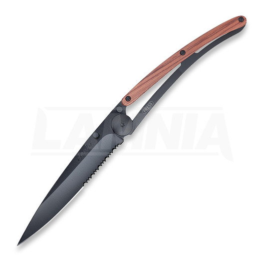 Deejo Linerlock 37g folding knife, black