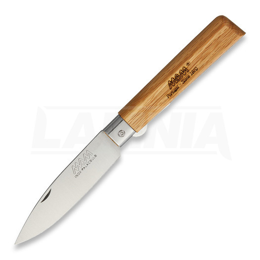 MAM Linerlock Drop Point Oak folding knife