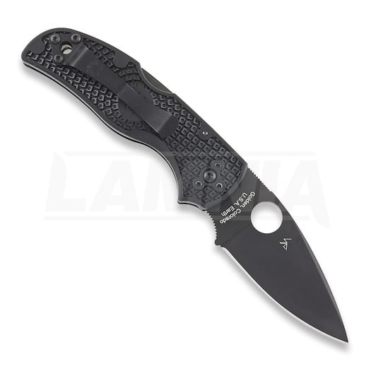 Spyderco Native 5 FRN Lightweight 折り畳みナイフ, 黒 C41PBBK5
