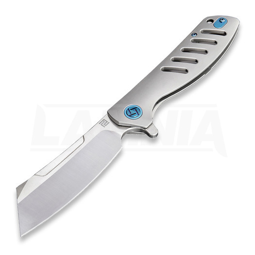 Skladací nôž Artisan Cutlery Tomahawk Framelock M390, šedá