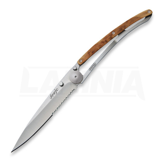 Складной нож Deejo One Hand Titanium Juniper 37g
