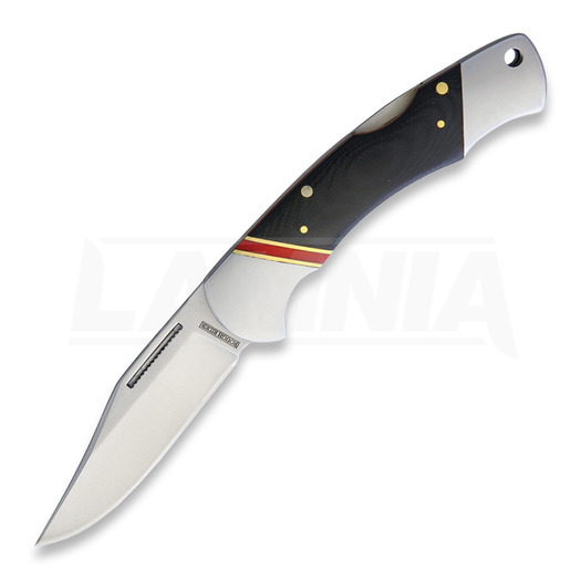 Rough Ryder Highland Lockback Black folding knife