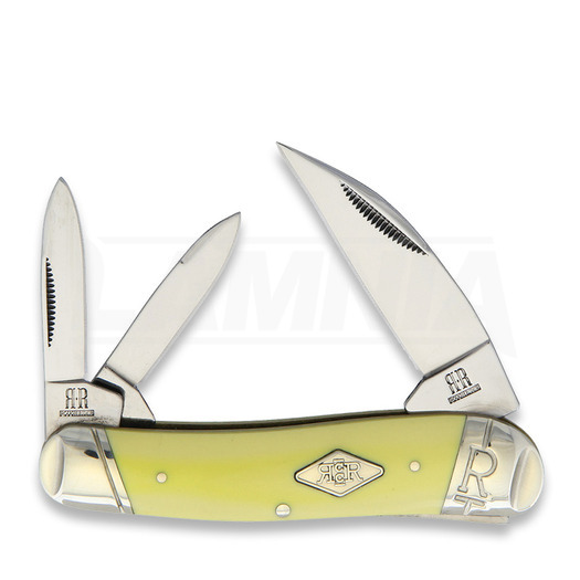 Rough Ryder Classic Carbon Yellow SwayBack pocket knife