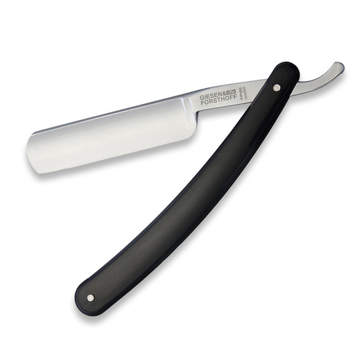 Giesen & Forsthoff Black Plastic lige barberkniv