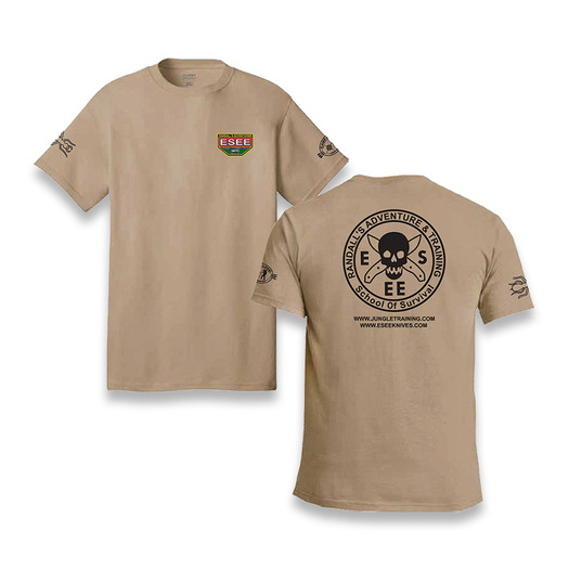 T-shirt ESEE Training, brun