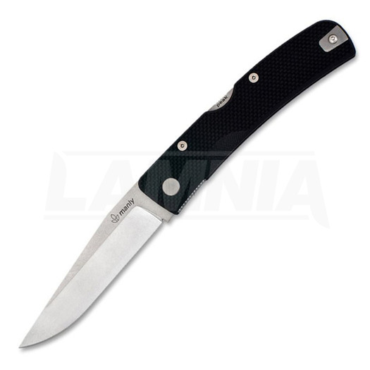 Πτυσσόμενο μαχαίρι Manly Peak CPM S90V Two Hand Opening, μαύρο
