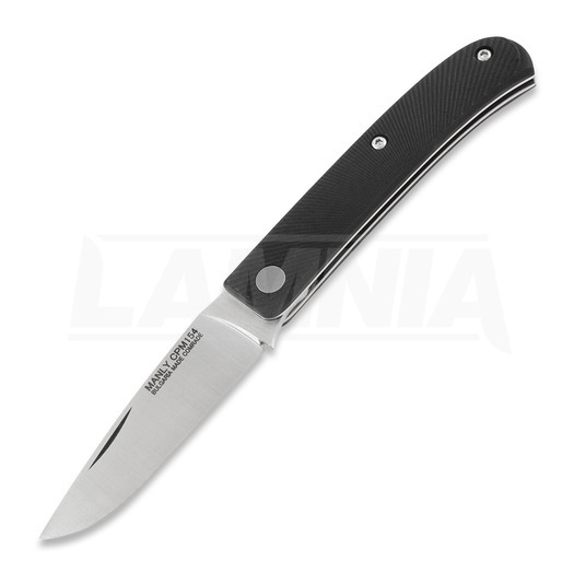 Manly Comrade CPM-154 folding knife, black