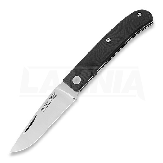 Manly Comrade CPM S90V folding knife, black