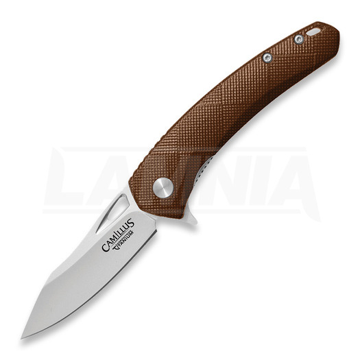 Camillus Blaze Linerlock folding knife, brown