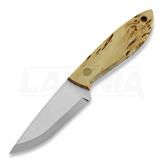 Brisa Bobtail 80 Multicarry knife, curly birch