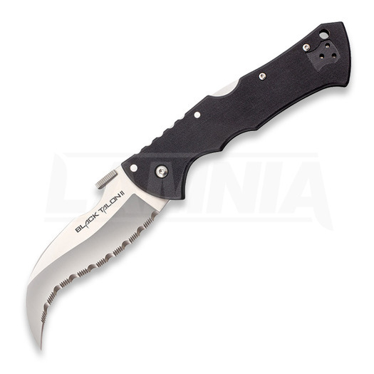 Cold Steel Black Talon II folding knife, combo edge CS-22BS