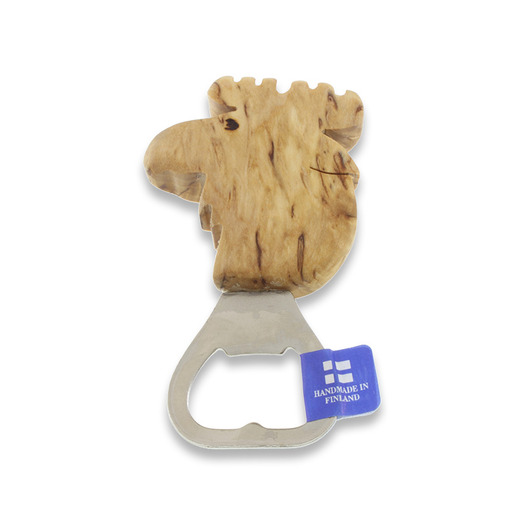 Wood Jewel Moose bottle opener