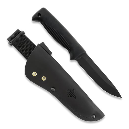 Peltonen Knives Sissipuukko M07, leather sheath, μαύρο