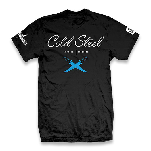 Cold Steel Cursive 티셔츠, 검정