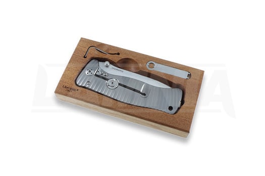 Складной нож Lionsteel SR1 Titanium, серый SR1G