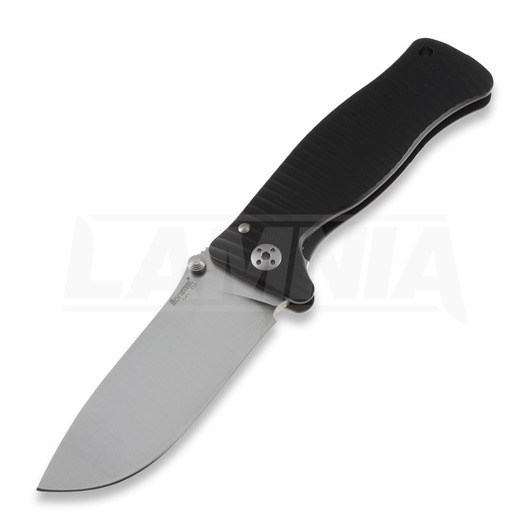 Lionsteel SR1 Aluminum 折り畳みナイフ, 黒 SR1ABS