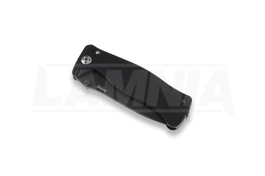 Nóż składany Lionsteel SR1 Aluminum Black, czarny SR1ABB