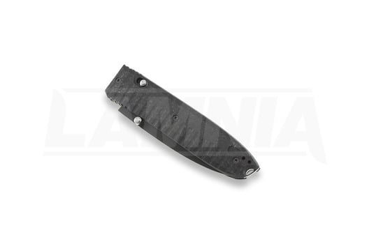 Lionsteel Daghetta Carbon fiber plus G-10 折叠刀, 黑色 8701FC