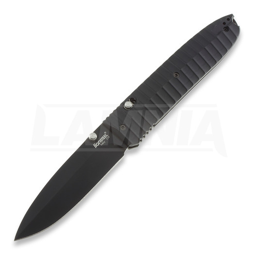 Couteau pliant Lionsteel Daghetta Aluminum, noir 8701AL