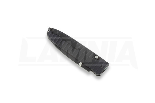 Lionsteel Daghetta Aluminum foldekniv, svart 8701AL