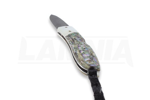 Lionsteel Opera Damascus 접이식 나이프, Mother Pearl and Abalone 8800DMOP