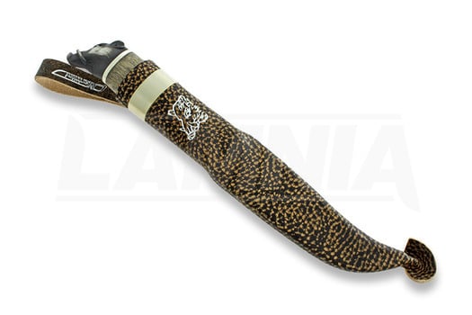 Marttiini Wild Boar Silver Damascus LAMNIA EXCLUSIVE knife 546016W