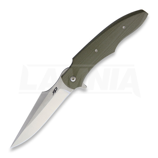 Patriot Bladewerx Lincoln G10 折り畳みナイフ, 緑