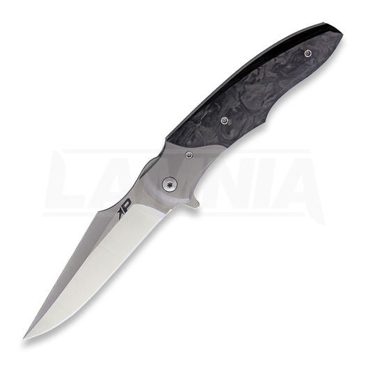 Patriot Bladewerx Mini Lincoln marbled carbon fiber folding knife
