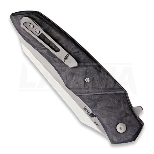 Patriot Bladewerx Ambassador marbled carbon fiber összecsukható kés