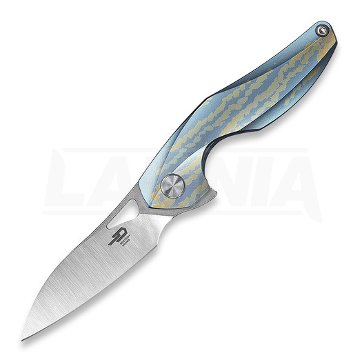 Zavírací nůž Bestech The Reticulan by Elijah Isham CPM S35VN, blue pattern T1810F