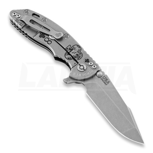 Zavírací nůž Hinderer Card Series Set XM-18 3,5" Harpoon Spanto, černá