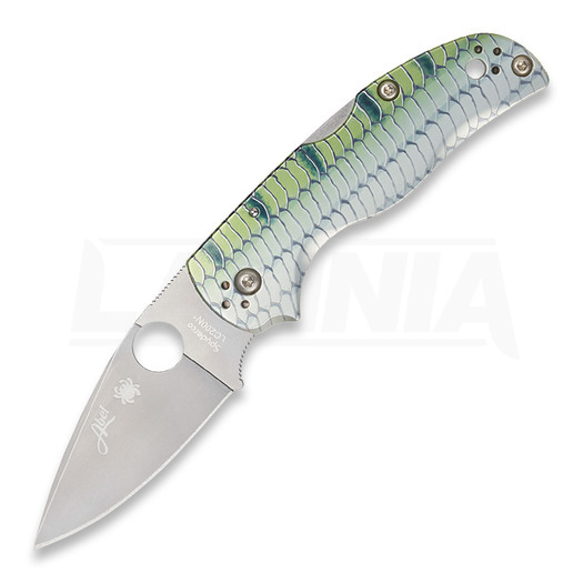 Spyderco Native 5 Abel Reels Exclusive סכין מתקפלת, bonefish C41ALPBF