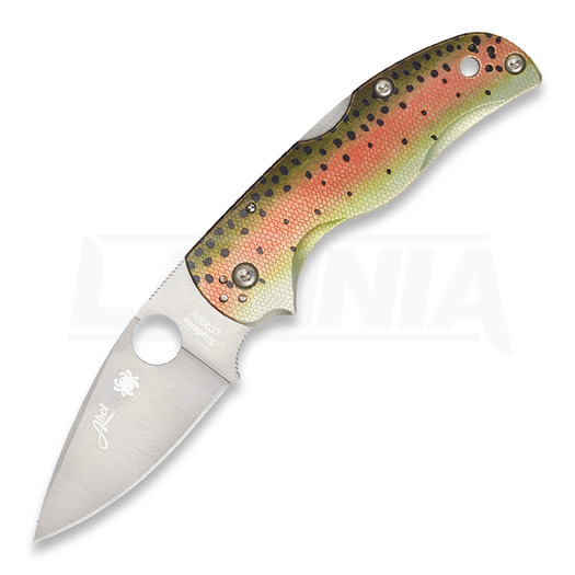 Nóż składany Spyderco Native 5 Abel Reels Exclusive, rainbow trout C41ALPRT