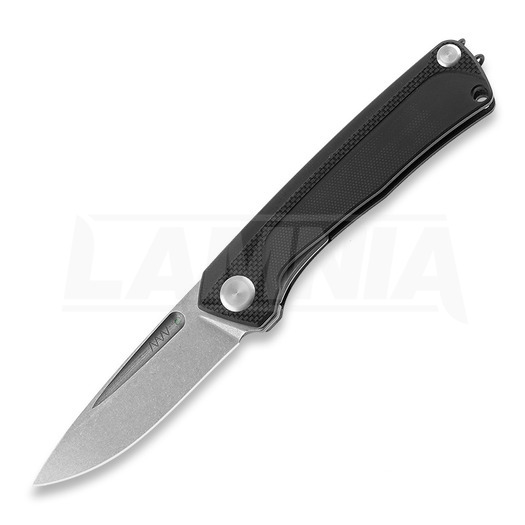 ANV Knives Z200 Plain edge kääntöveitsi, G10, musta