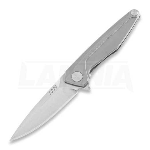 Zavírací nůž ANV Knives Z300 Plain edge titanium