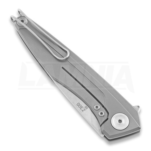 Skladací nôž ANV Knives Z300 Plain edge titanium