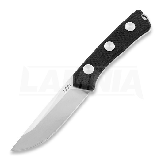 Couteau ANV Knives P200 Plain edge, noir