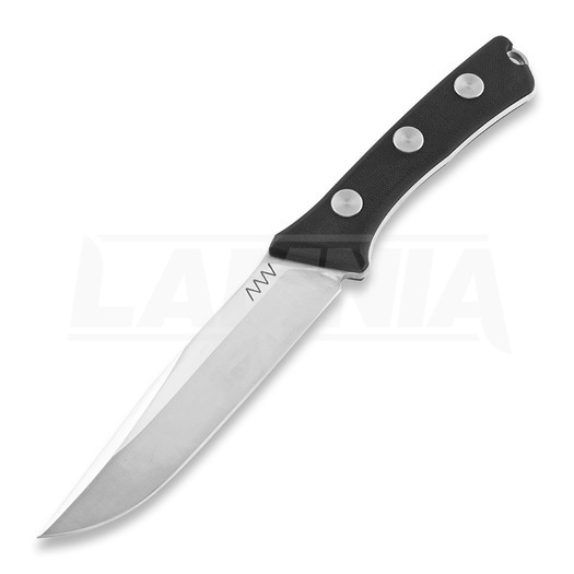 ANV Knives P300 Plain edge Messer, schwarz
