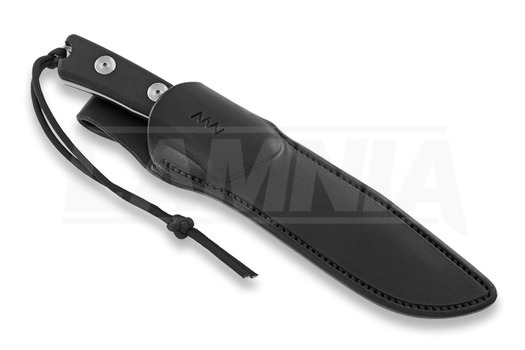 ANV Knives P300 Plain edge mes, zwart