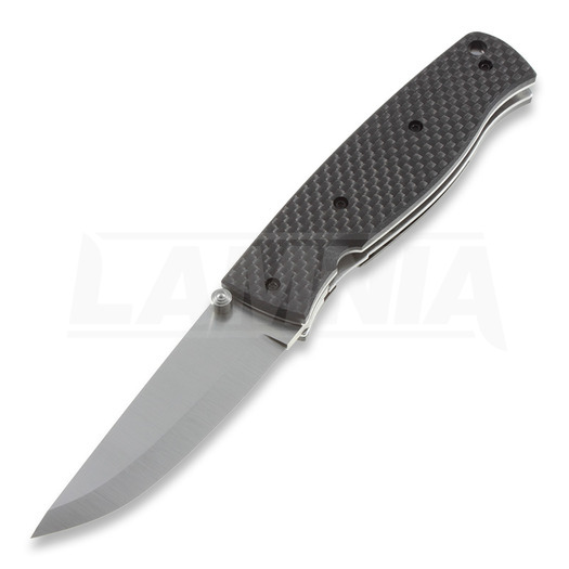 Сгъваем нож Brisa Birk 75, D2 Scandi, carbon fiber