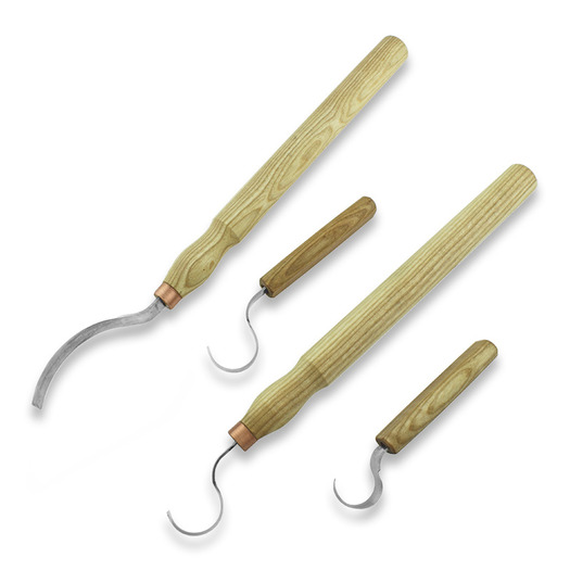 BeaverCraft Hook Knife Set of 4 Tools S11