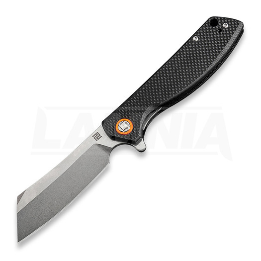 Artisan Cutlery Tomahawk Linerlock D2 Small összecsukható kés, black textured