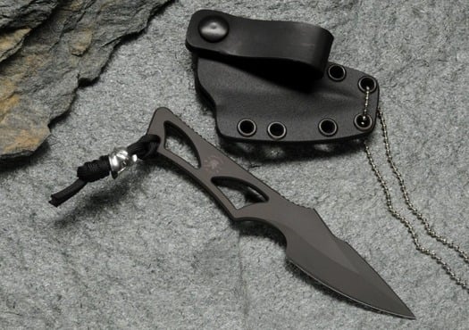 Spartan Blades Enyo S45VN halskniv, svart