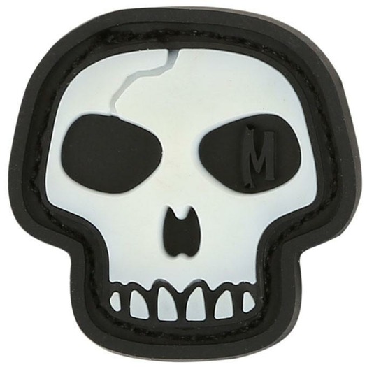 Maxpedition Mini Skull tygmärke, glow MSKLZ