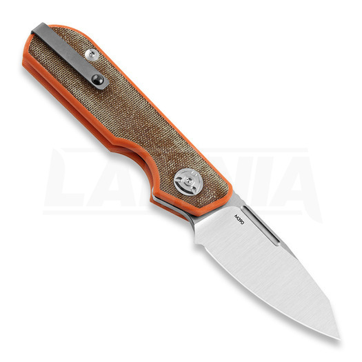 Liong Mah Designs Traveller Sheepsfoot sklopivi nož, Brown Micarta