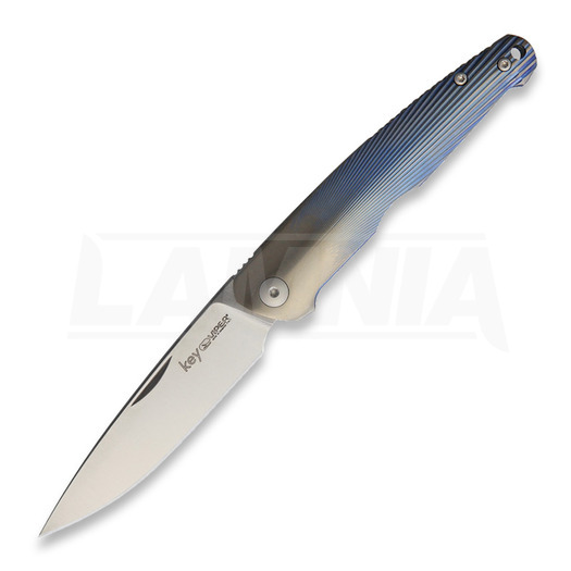 Viper Key Titanium 折り畳みナイフ, blue/bronze V5976D3BL