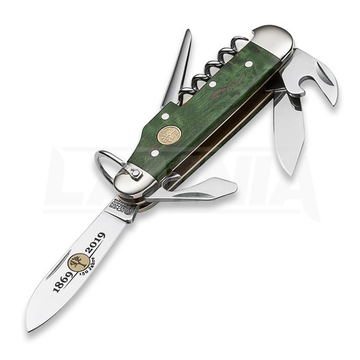 Böker Camp Knife Anniversary 150 折叠刀, 綠色 116051