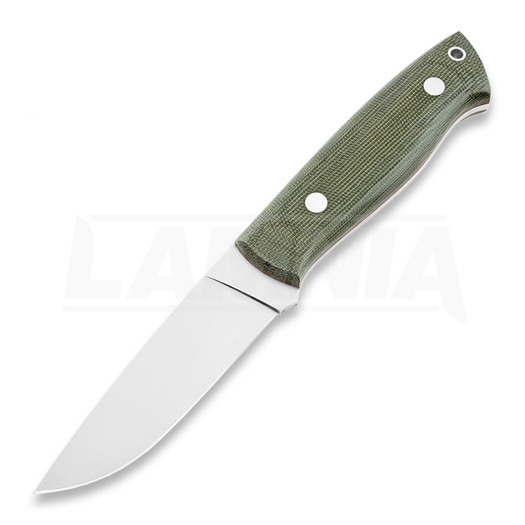 Brisa Trapper 95 Messer, O1 Flat, grün