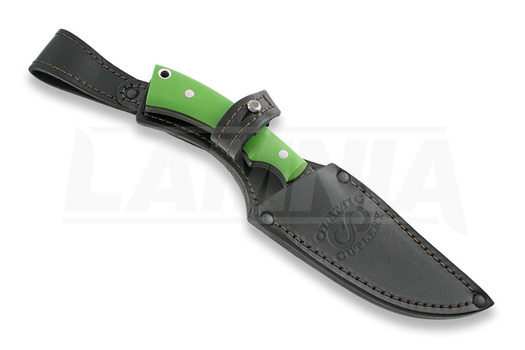 Нож Olamic Cutlery Nero, G10, зелёный